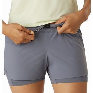 Arcteryx Kapta running / athletic short. Grey